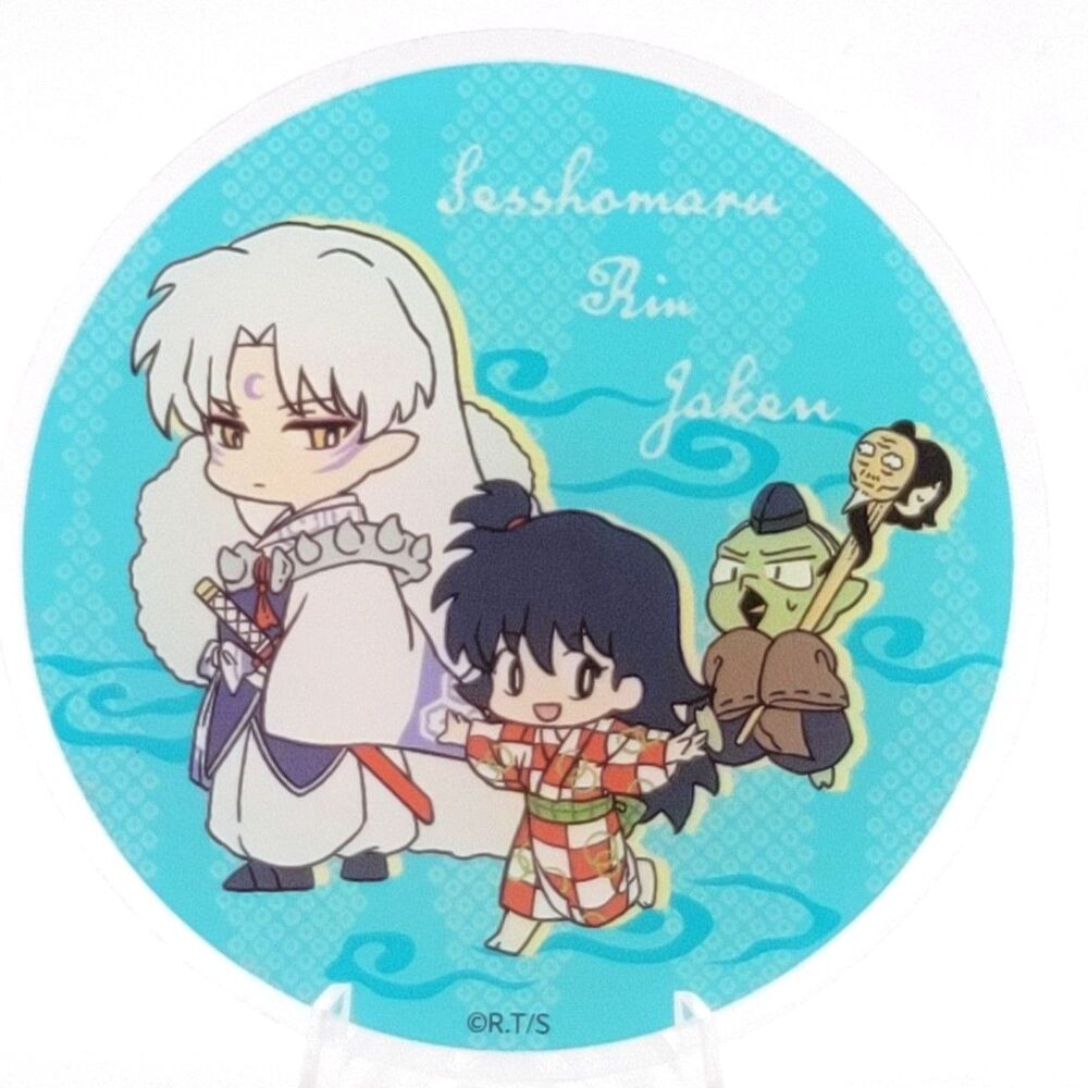 Sesshomaru, Rin & Jaken - InuYasha Blue Acrylic Coaster